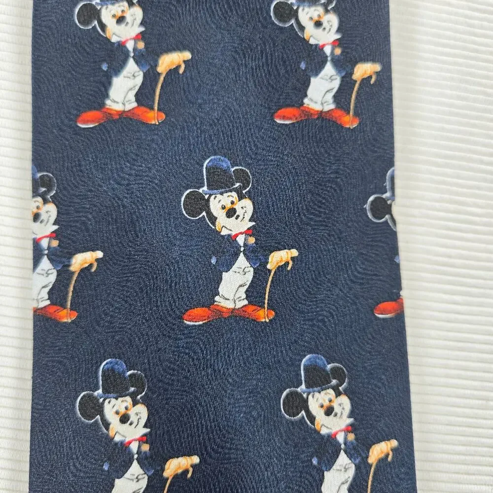 Vintage Mickey Unlimited Charlie Chaplain‎ Mickey Mouse Neck Tie